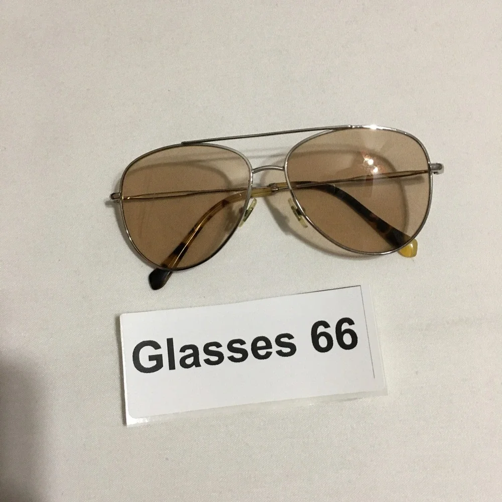 Miu Miu Aviator Sunglasses Womens Medium Silver Brown Tint Tortoise